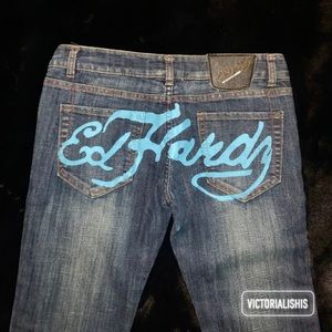 Ed Hardy blue Jeans